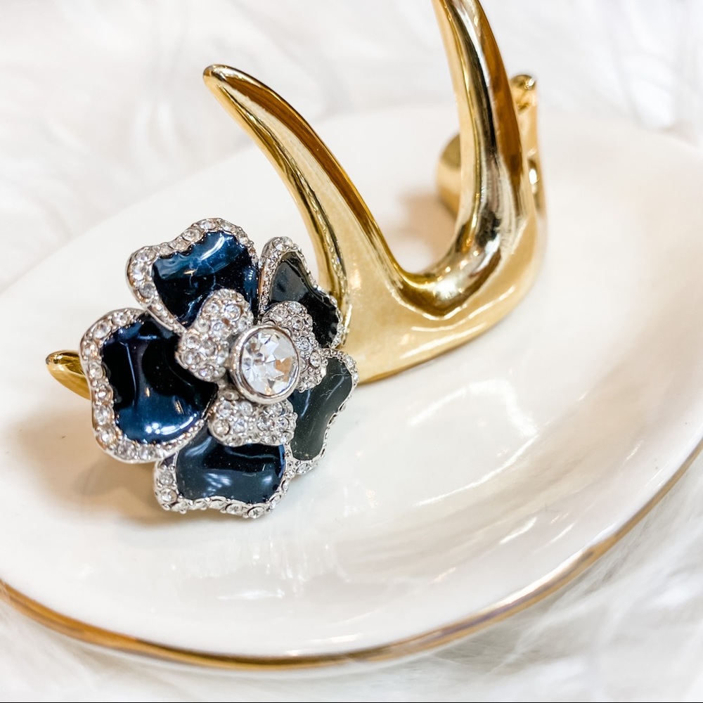 Lia Sofia Dahlia Statement Ring - image 5